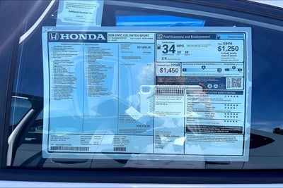 2026 Honda Civic Sport