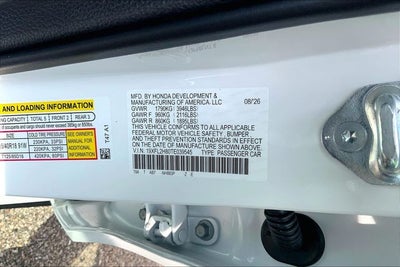 2026 Honda Civic Sport InStock