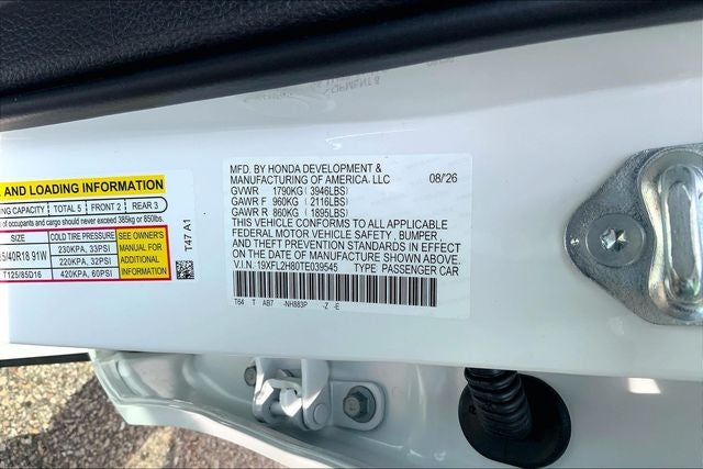 2026 Honda Civic Sport InStock