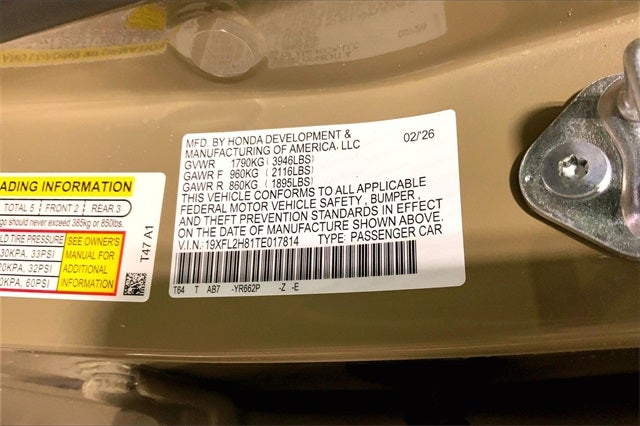 2026 Honda Civic Sport