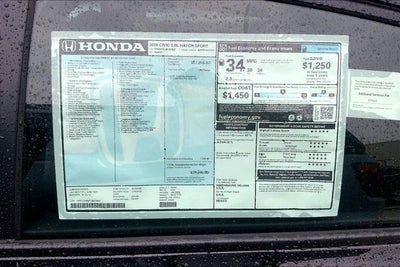 2026 Honda Civic Sport InStock