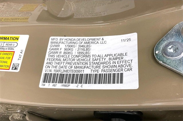 2026 Honda Civic Sport