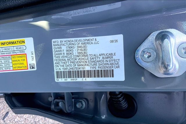 2026 Honda Civic Sport InStock