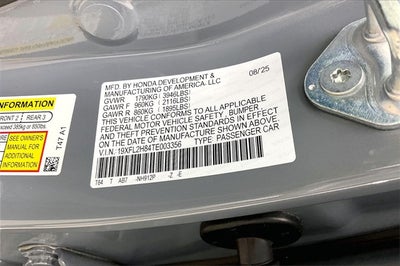 2026 Honda Civic Sport