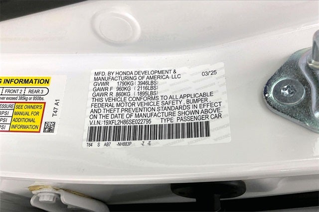 2025 Honda Civic Sport