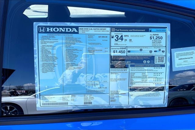 2026 Honda Civic Sport