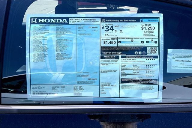 2026 Honda Civic Sport