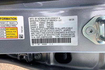 2026 Honda Civic Sport