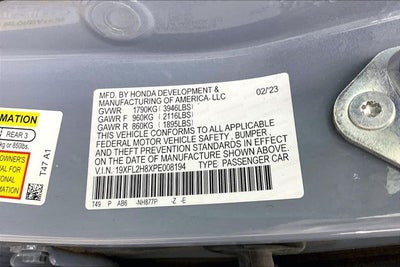 2023 Honda Civic Sport