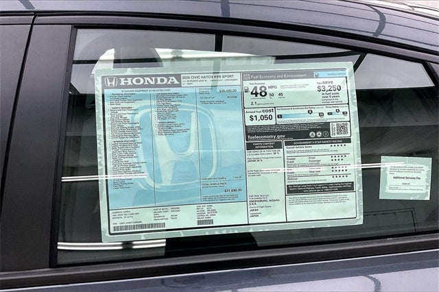 2026 Honda Civic Hybrid Sport