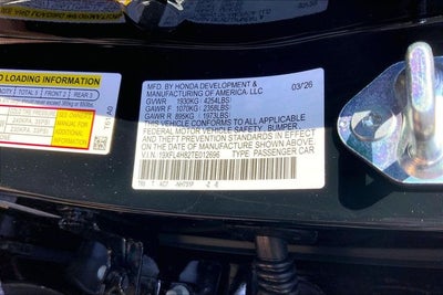 2026 Honda Civic Hybrid Sport