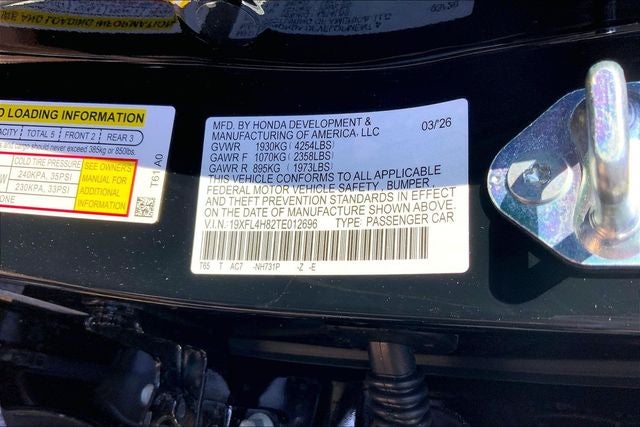 2026 Honda Civic Hybrid Sport