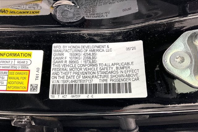 2026 Honda Civic Hybrid Sport