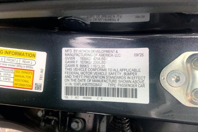 2026 Honda Civic Hybrid Sport InStock