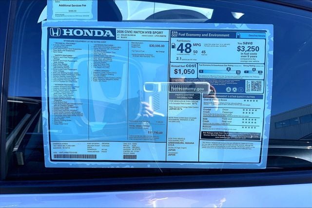 2026 Honda Civic Hybrid Sport