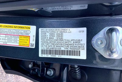 2026 Honda Civic Hybrid Sport