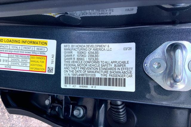 2026 Honda Civic Hybrid Sport