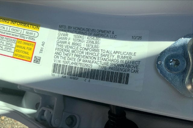 2026 Honda Civic Hybrid Sport Touring InStock