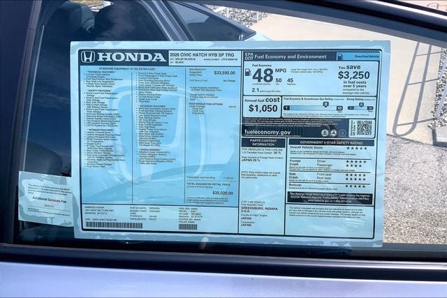 2026 Honda Civic Hybrid Sport Touring
