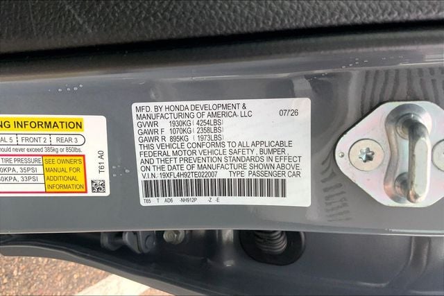 2026 Honda Civic Hybrid Sport Touring