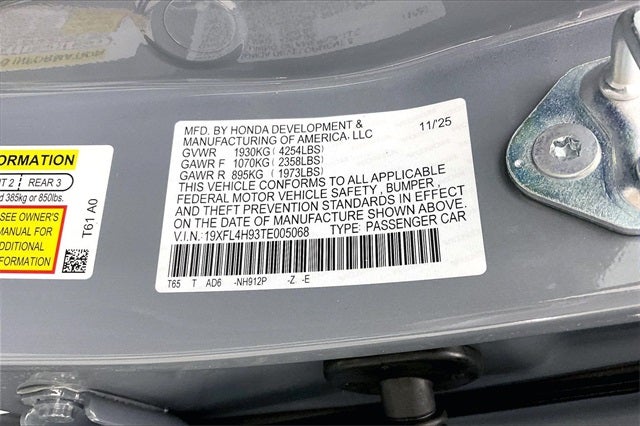 2026 Honda Civic Hybrid Sport Touring