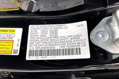 2026 Honda Civic Hybrid Sport Touring