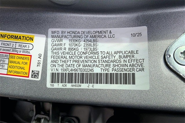 2026 Honda Civic Hybrid Sport Touring