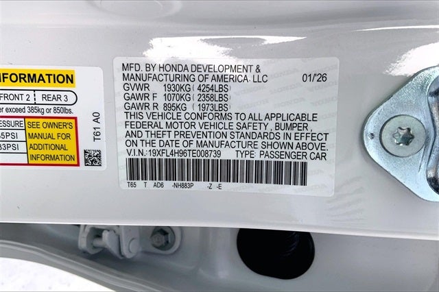 2026 Honda Civic Hybrid Sport Touring