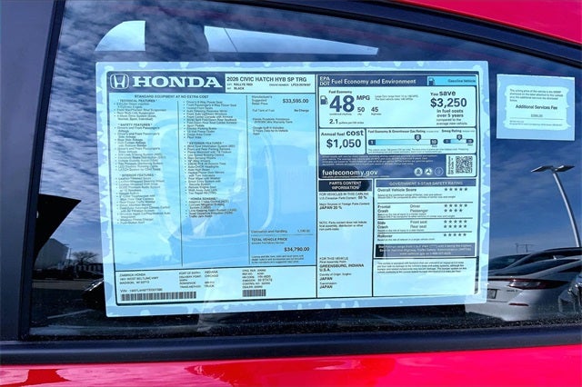 2026 Honda Civic Hybrid Sport Touring