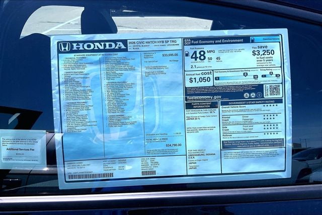 2026 Honda Civic Hybrid Sport Touring