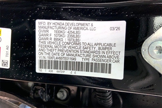 2026 Honda Civic Hybrid Sport Touring