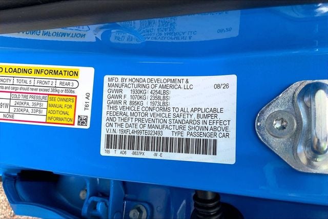 2026 Honda Civic Hybrid Sport Touring InStock