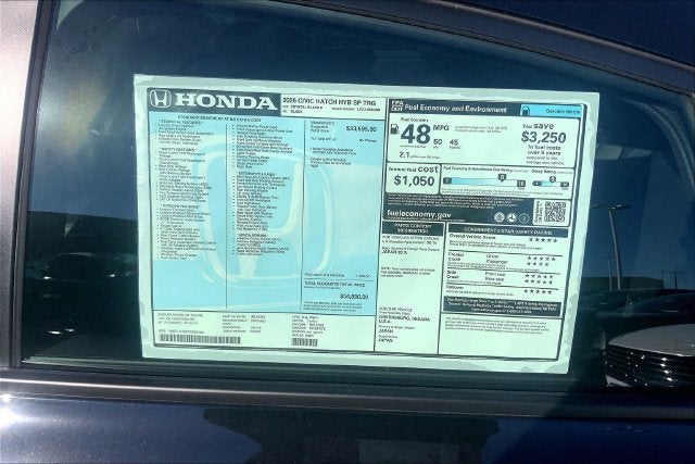 2026 Honda Civic Hybrid Sport Touring InStock
