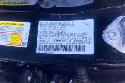 2026 Honda Civic Hybrid Sport Touring InStock