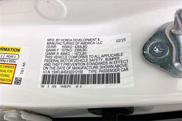 2025 Honda Civic Hybrid Sport Touring