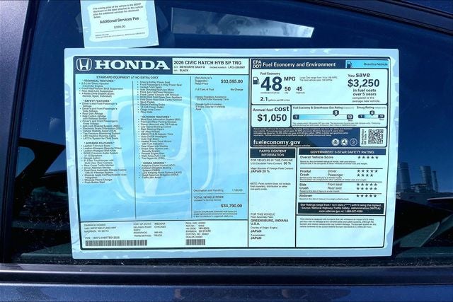 2026 Honda Civic Hybrid Sport Touring