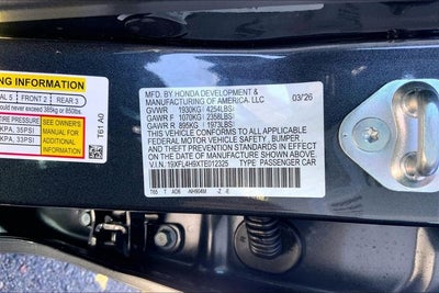 2026 Honda Civic Hybrid Sport Touring