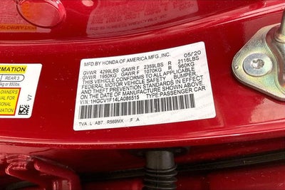 2020 Honda Accord LX