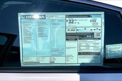 2026 Honda Accord LX