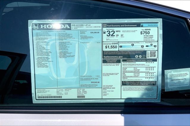 2026 Honda Accord LX