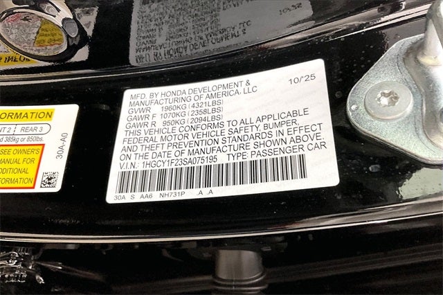 2025 Honda Accord LX