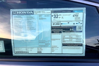 2026 Honda Accord LX InStock