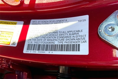 2025 Honda Accord LX