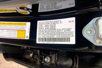 2026 Honda Accord LX InStock