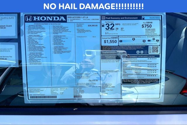 2026 Honda Accord LX