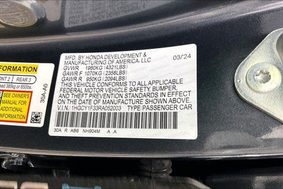 2024 Honda Accord EX