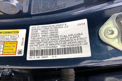 2024 Honda Accord EX