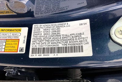 2024 Honda Accord EX