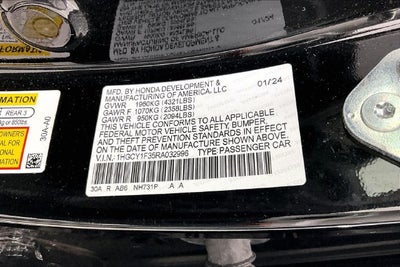 2024 Honda Accord EX
