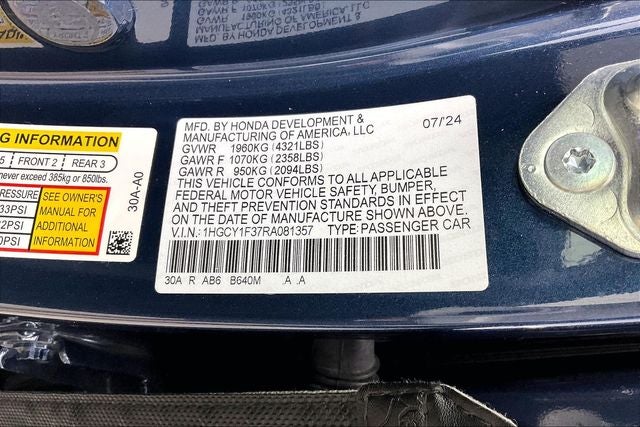 2024 Honda Accord EX